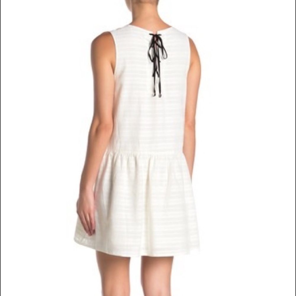 FRNCH Sleeveless Embroidered Dress Medium - Picture 2 of 5